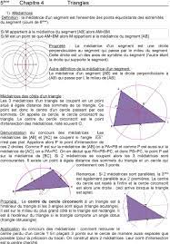 5 ème Chapitre 4 Triangles - PDF Téléchargement Gratuit
