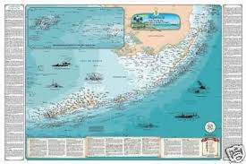 Laminated Florida Keys Shipwreck Chart Nautical Chart
