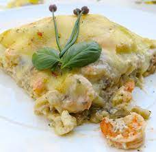 retro recipe for seafood lasagna