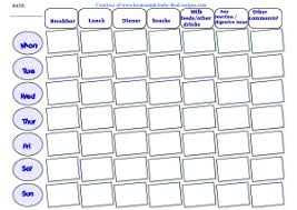 Baby Food Diary A Free Printable Record Of All New Foods