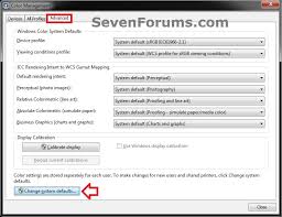 Display Color Calibration Windows 7 Help Forums