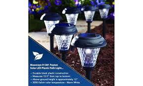 Moonrays 91381 Payton Solar Led Plastic