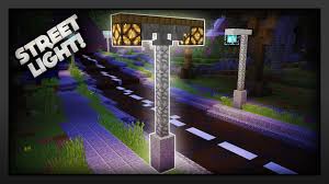 Minecraft How To Make A Working Street Light