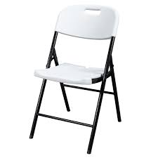4 pack plastic white folding chairs for