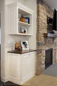 Fireplace Cabinets Antique White