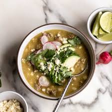 pork pozole verde cooking with