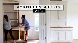 diy built in cabinets for the kitchen