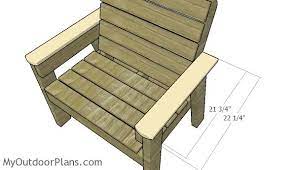 Large Outdoor Chair Plans Myoutdoorplans