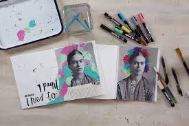 Frida Kahlo Art Journaling With Get