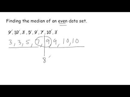 Returns the median number of an expression evaluated for each row in a table. How To Find The Median Of A Data Set Youtube
