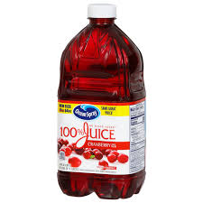 ocean spray 100 juice cranberry
