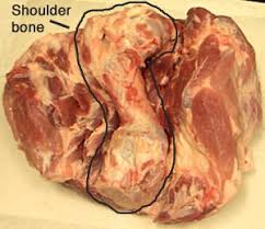 Using a pastry brush, spread the mixture all over the pork shoulder. Debone A Pork Shoulder Roast Step By Step Recipe Pork Shoulder Roast Pork Shoulder Picnic Roast Pork Shoulder