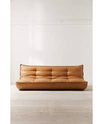 greta recycled leather xl sleeper sofa