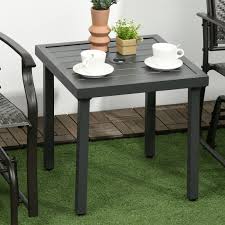 Outsunny Outdoor Side Table Patio End