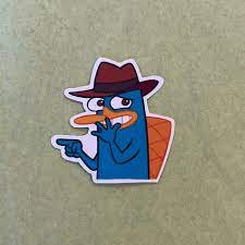 Perry the Platypus Sticker Phineas and Ferb Sticker Journal - Etsy