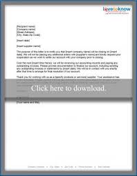 Business letter sample with example. Sample Letter For Closing A Business Lovetoknow