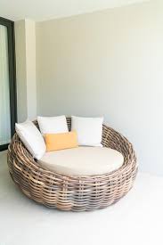 Outdoor Patio Wicker Sofa