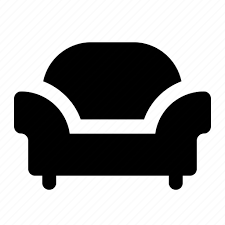 Chair Furniture Lounge Sofa Icon