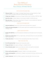 Photo Baby Shower Organising Checklist Image