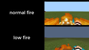 Low Fire Resource Pack Minecraft Pe