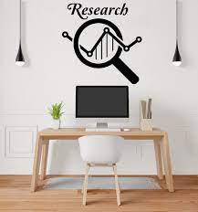 Research Icon Office Wall Art Decal