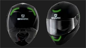 Shark Skwal Motorcycle Helmet With Led Lights First Helmet With Integrated Lights