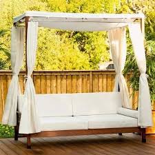 Teak Wood Outdoor Wooden Daybed With