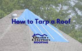 how to tarp a roof after storm damage