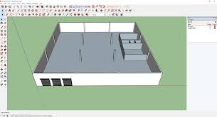 to draw warehouse layout with sketchup