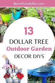 12 Dollar Tree Garden Decor Ideas That