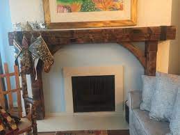 Full Surround Fireplace Wood Mantel