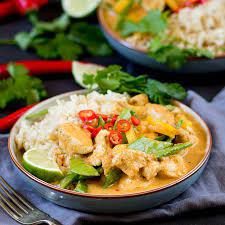 Healthy Thai Red Curry gambar png