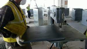 une perimeter tile cutting with