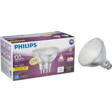 Philips 532507 Philips 120w Equivalent Bright White Par38 Medium Indoor Outdoor Led Floodlight Light Bulb 2 Pack 532507