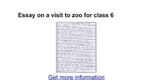 Essay writing visit zoo YouTube
