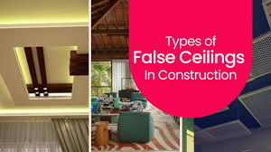 types of false ceilings designs uses
