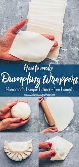 homemade dumpling wrappers for wontons