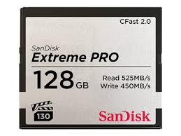 Sandisk extreme pro 170mb/s sdxc cards are available in 64, 128, 256 and 512 gb capacities. Product Sandisk Extreme Pro Flash Memory Card 64 Gb Cfast 2 0