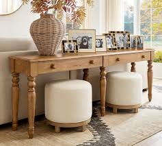 Light Finish Console Tables Pottery Barn