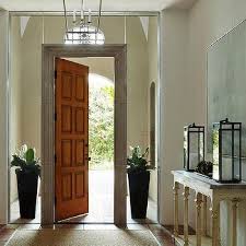 Seamless Glass Front Door Frame Design