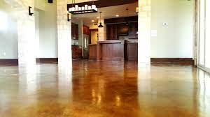 concrete flooring staining pros