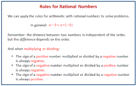 Solving Problems With Rational Numbers