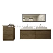 wall mounted wooden commercial bathroom