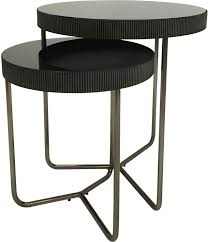 Side Tables With Black Tinted Glass