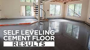 results of self leveling cement floor