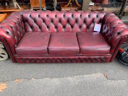 full grain leather chesterfield sofa