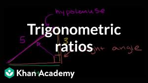 Intro To The Trigonometric Ratios Video Khan Academy