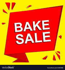Sale Poster With Bake Sale Text Advertising Vector Image