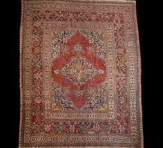 proantic old persian tabriz rug 142 x