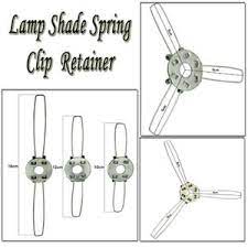 Check spelling or type a new query. Lamp Shade Spring Clip Retainer For Shades Choice Of 6 Sizes Part Uk Stock Ebay